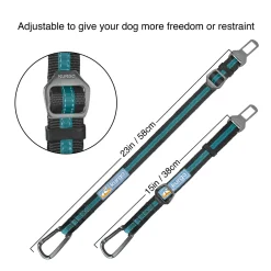 Direct to Seatbelt Coastal Blue Dog Car Tether