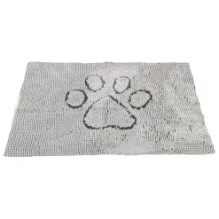 Dirty Dog Doormat Silver Grey