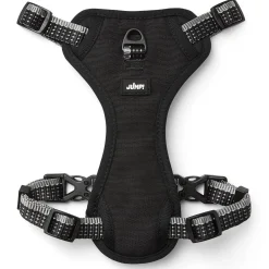 Discover Dog Reflective Multi Attachment Black & Grey Dog Harness