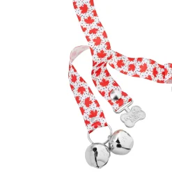 Dog Potty Training Doorbell Canadian Leaves Design