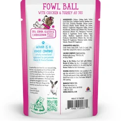 Dogs in the Kitchen Fowl Ball with Chicken Breast & Turkey Adult Dog Food