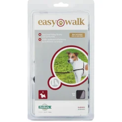 Easy Walk Adjustable Black & Silver Harness