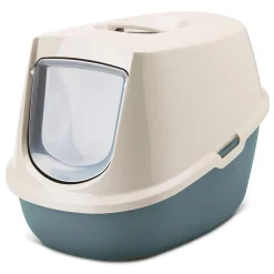 Eco-Friendly Green Hooded Litter Box