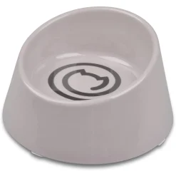 Ecoware Raised Grey Cat Bowl