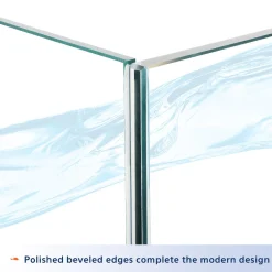 Edgelit Rimless Glass Cube Aquarium