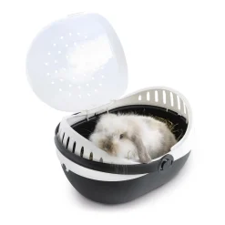 Elmo Black Small Animal Carrier