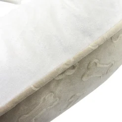Embossed Cuddler Bed Taupe