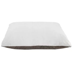 Embossed Velvet Pillow Bed Taupe