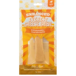 Enhanced Everest Cheese Chew with Pumpkin Dog Treat