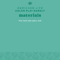 Enriched Life colour Play Dangly Small Animal Toy