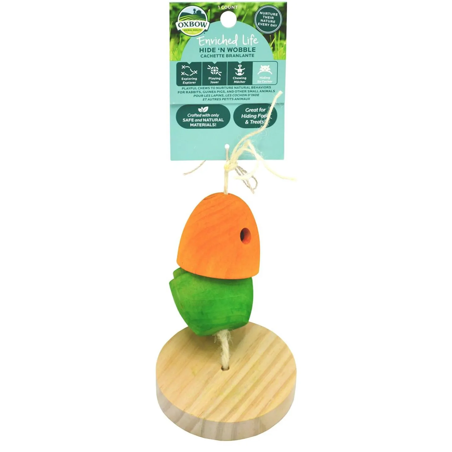 Enriched Life Hide 'n Wobble Small Animal Toy