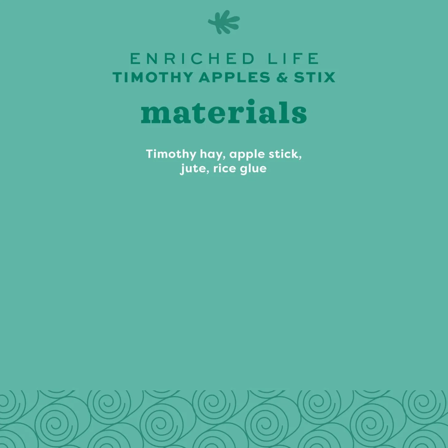 Enriched Life Timothy Apples & Stix Small Animal Toy