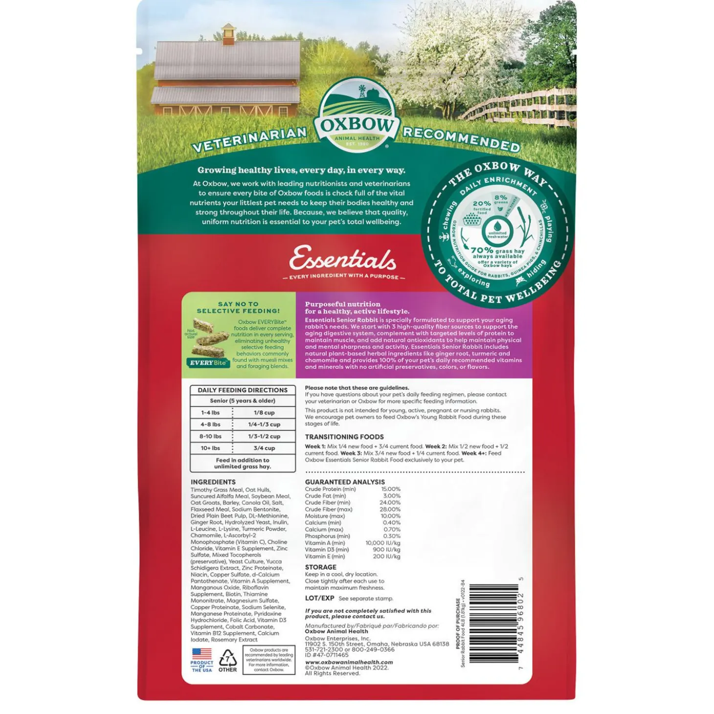 Essentials Senior Rabbit Food