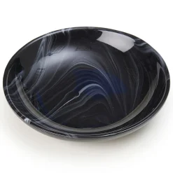 Fancy Black Marble Cat Saucer