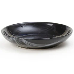 Fancy Black Marble Cat Saucer
