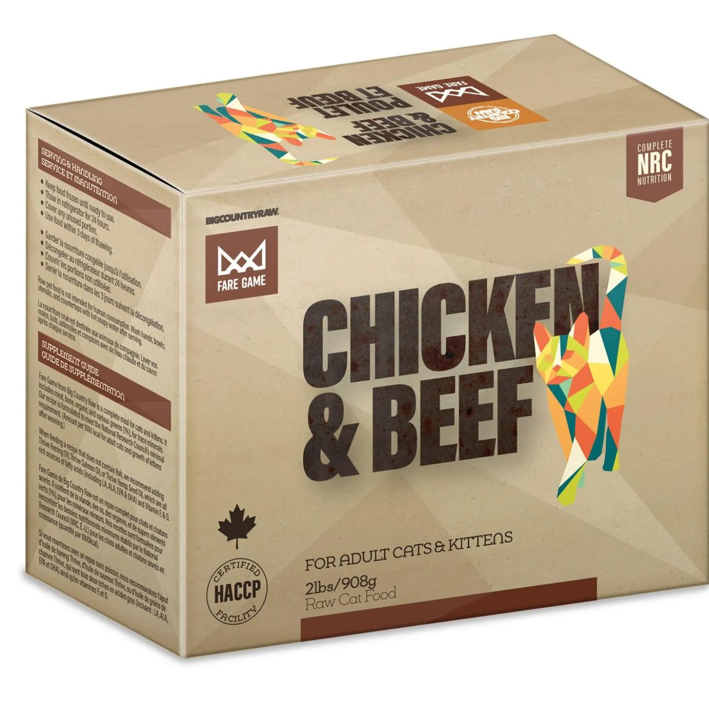 Fare Game Chicken & Beef Cat Food