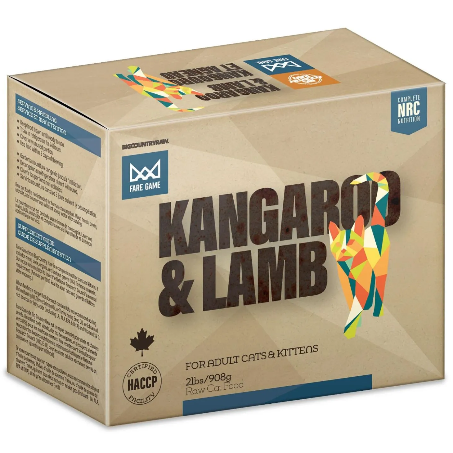 Fare Game Kangaroo & Lamb Cat Food
