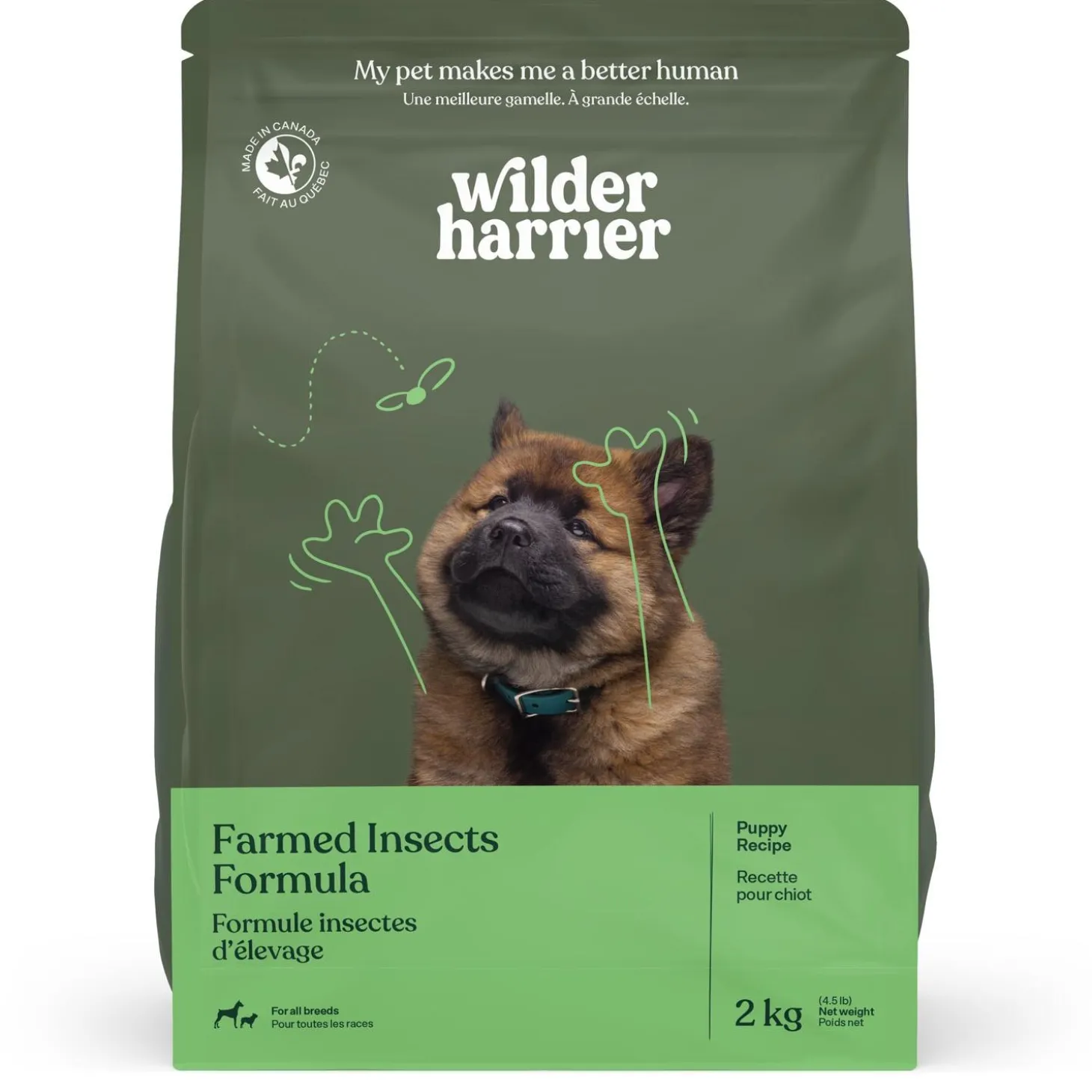Farmed Insects Formula Puppy Dog Food