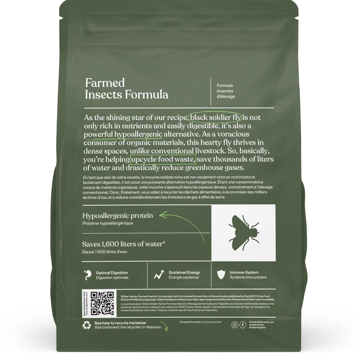 Farmed Insects Formula Puppy Dog Food