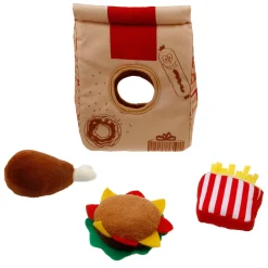Fast Food Burrow Dog Toy
