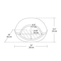 Felt Shell Chalet Grey Cat Bed