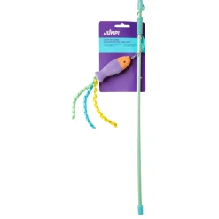Fish Teaser Wand Cat Toy