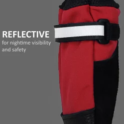 Fleece Lined Red Boots