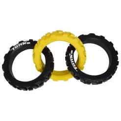 Flex Tread 3-Ring Chew Tug Dog Toy