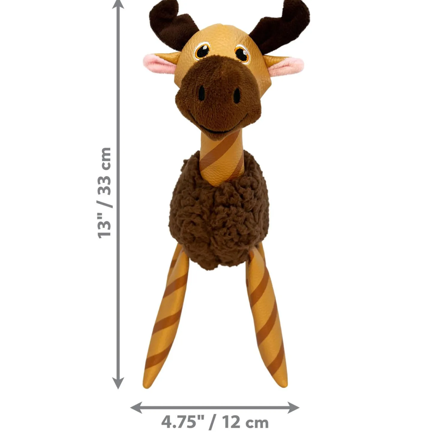 Floofs Shakers Moose Dog Toy