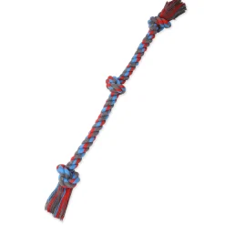 Flossy Chews 3 Knot Rope Tug Dog Toy