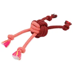 Flossy Chews Monkey Fist with 4 Rope Ends Dog Toy