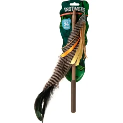 Fly N Frenzy Extendable Plush Wand Cat Toy