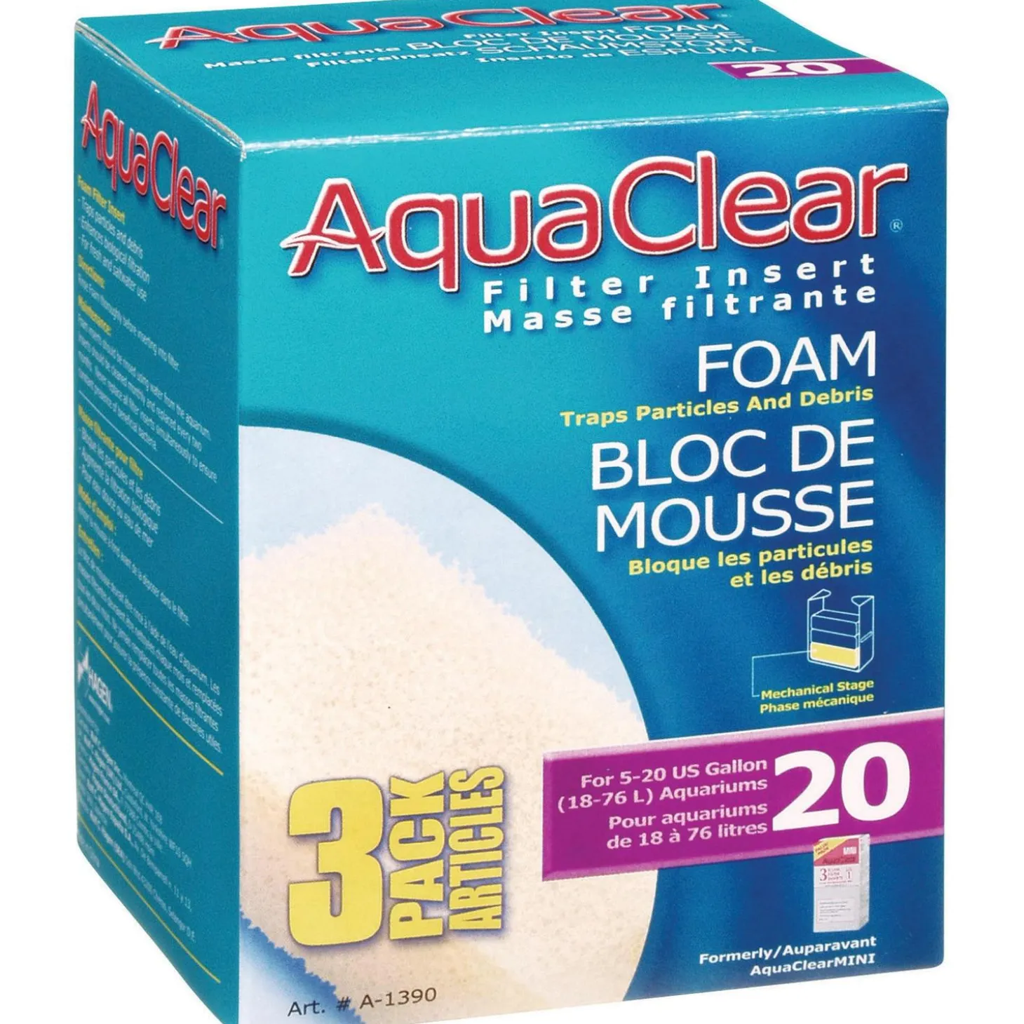 Foam Filter Insert 3 Pack