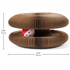 Foldable Brown Cat Scratcher