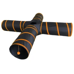 Four Way Orange Cat Tunnel