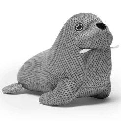 Freeze and Chill Cooling Pal Grey Walrus Dog Toy