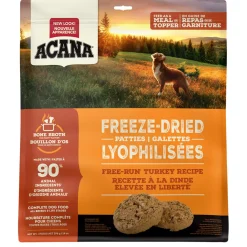 Freeze-Dried Patties Free Run Turkey Recipe Dog Food