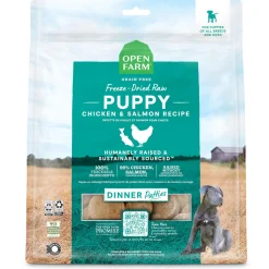 Freeze-Dried Raw Chicken & Salmon Recipe Dinner Patties Puppy Dog Food