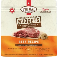 Freeze-Dried Raw Nuggets Beef Recipe Adult Dog Food