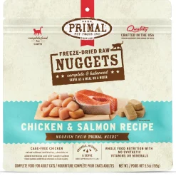 Freeze-Dried Raw Nuggets Chicken & Salmon Recipe Cat Food