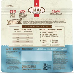 Freeze-Dried Raw Nuggets Rabbit Recipe Adult Cat Food