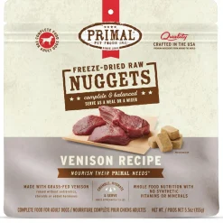 Freeze-Dried Raw Nuggets Venison Recipe Adult Dog Food