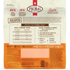 Freeze-Dried Raw Pronto Beef Recipe Adult Dog Food