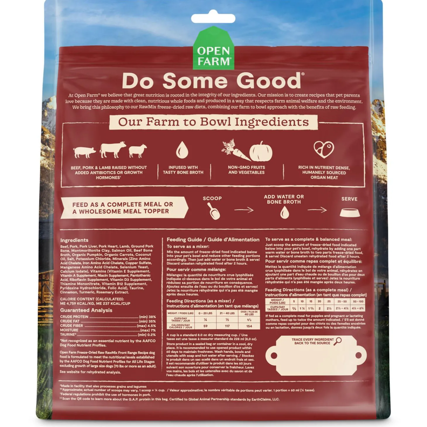 Freeze-Dried Raw RawMix Front Range Recipe Dog Food