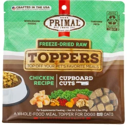 Freeze-Dried Raw Toppers Cupboard Cuts Chicken Recipe Dog & Cat Food