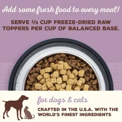 Freeze-Dried Raw Toppers Cupboard Cuts Turkey Recipe Dog & Cat Food