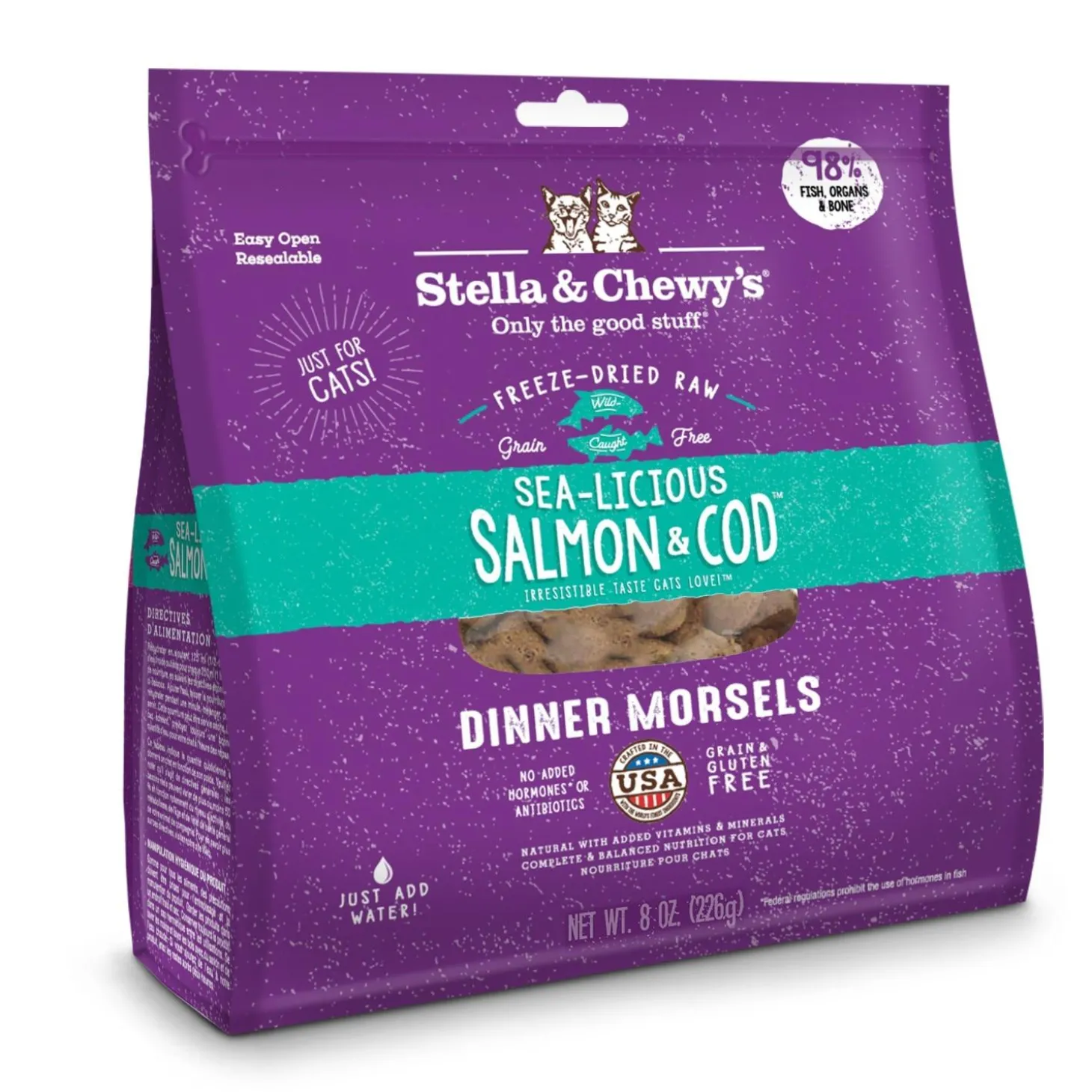 Freeze-Dried Sea-Licious Salmon & Cod Dinner for Cats