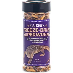 Freeze-Dried Superworms Reptile Food