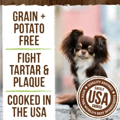 Fresh Kisses Double-Brush Coconut & Botanical Oils X-Small Breed Dog Treats