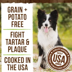 Fresh Kisses Double-Brush Coconut & Botanical Oils Medium Breed Dog Treats